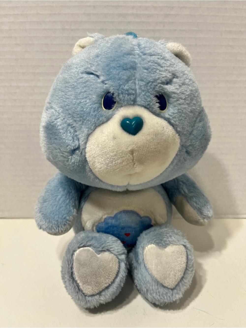 CARE BEARS vintage 13” Grumpy care bear plush stuffed animal 80’s toy doll
